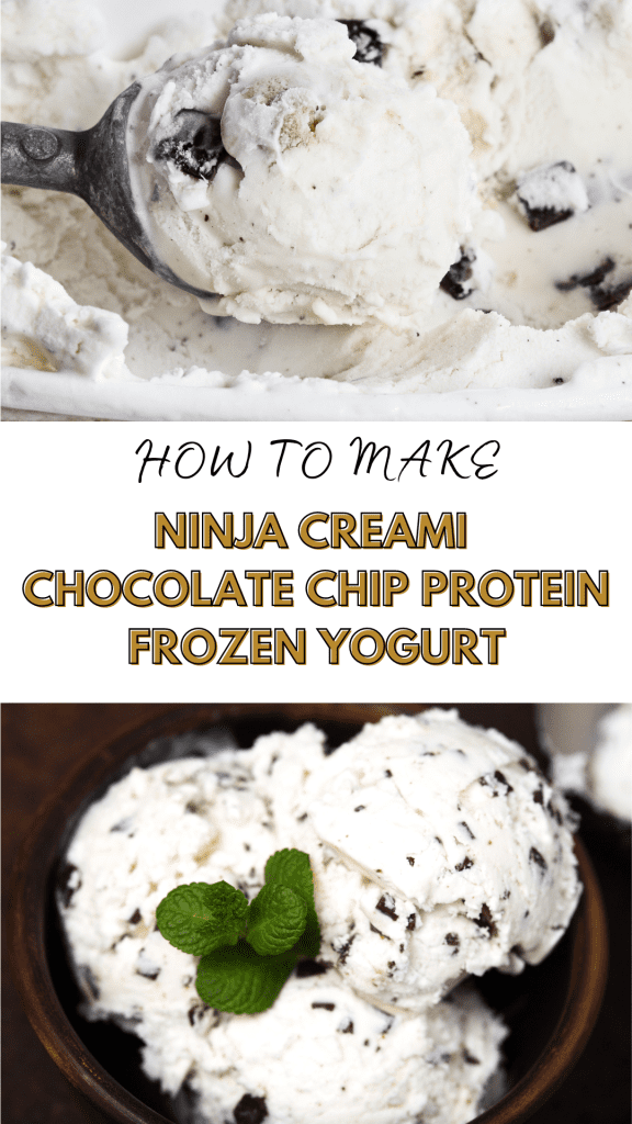 Ninja Creami Chocolate Chip Protein Frozen Yogurt: A Delicious and Healthy Treat