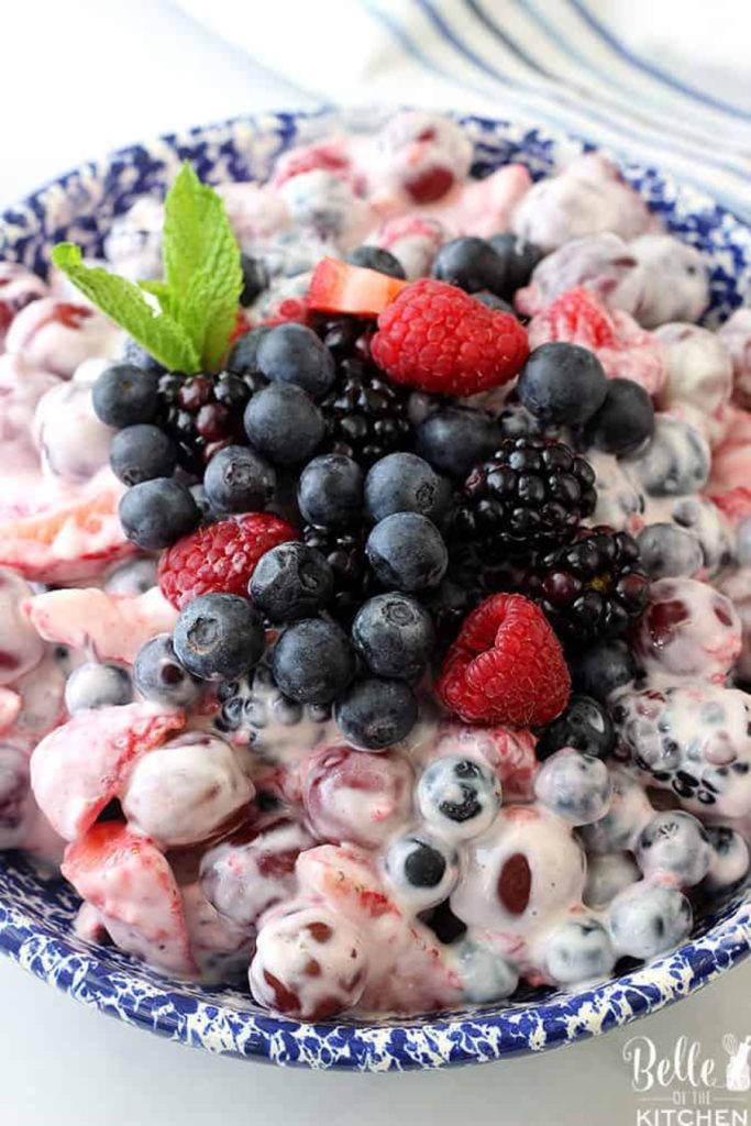 Fruit Salad with Yogurt