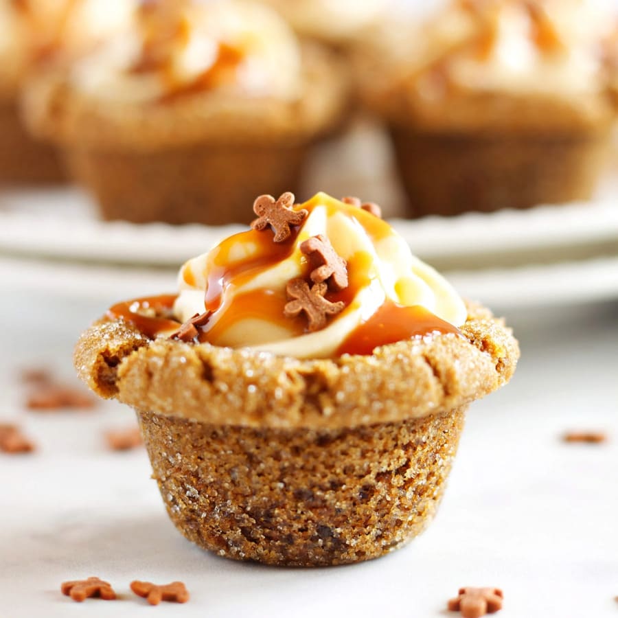 Gingerbread Cookie Cups