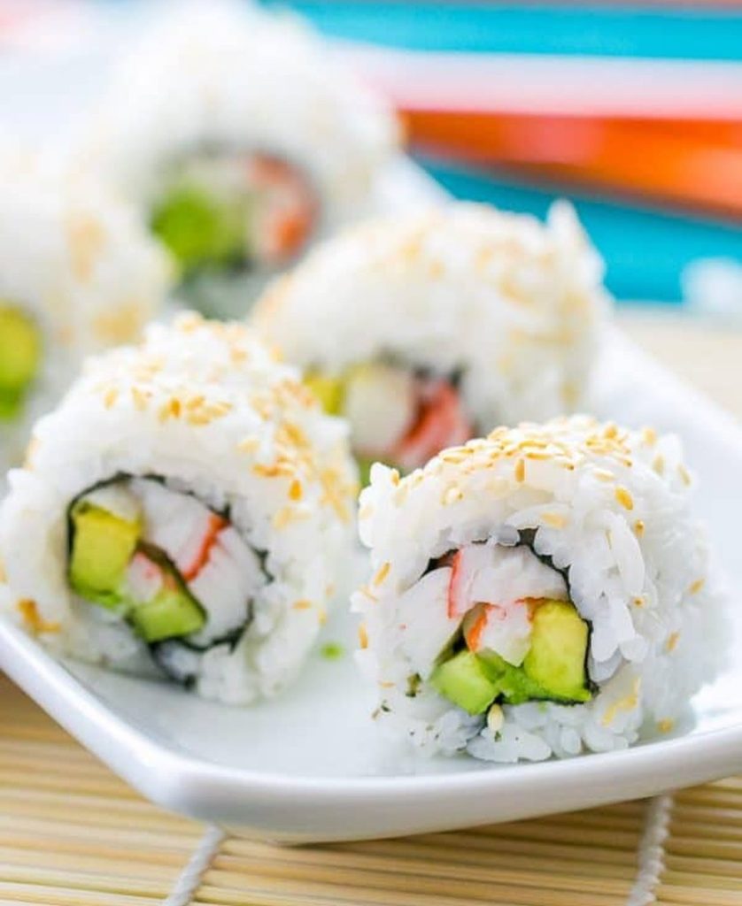 Homemade California Rolls