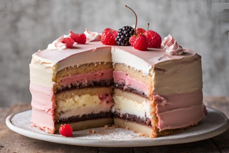 Neapolitan Cake: A Triple-Flavored Delight