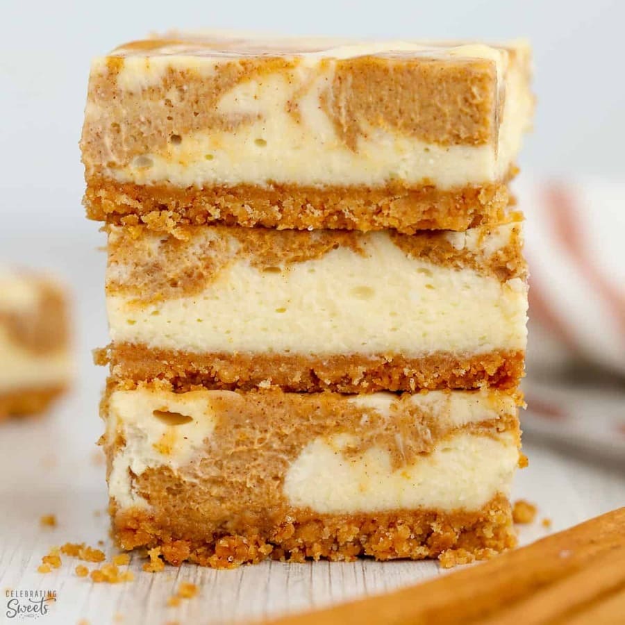 Pumpkin Cheesecake Bars