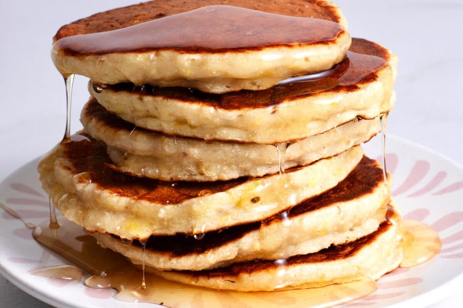 Quinoa Pancakes with Ricotta and Lemon