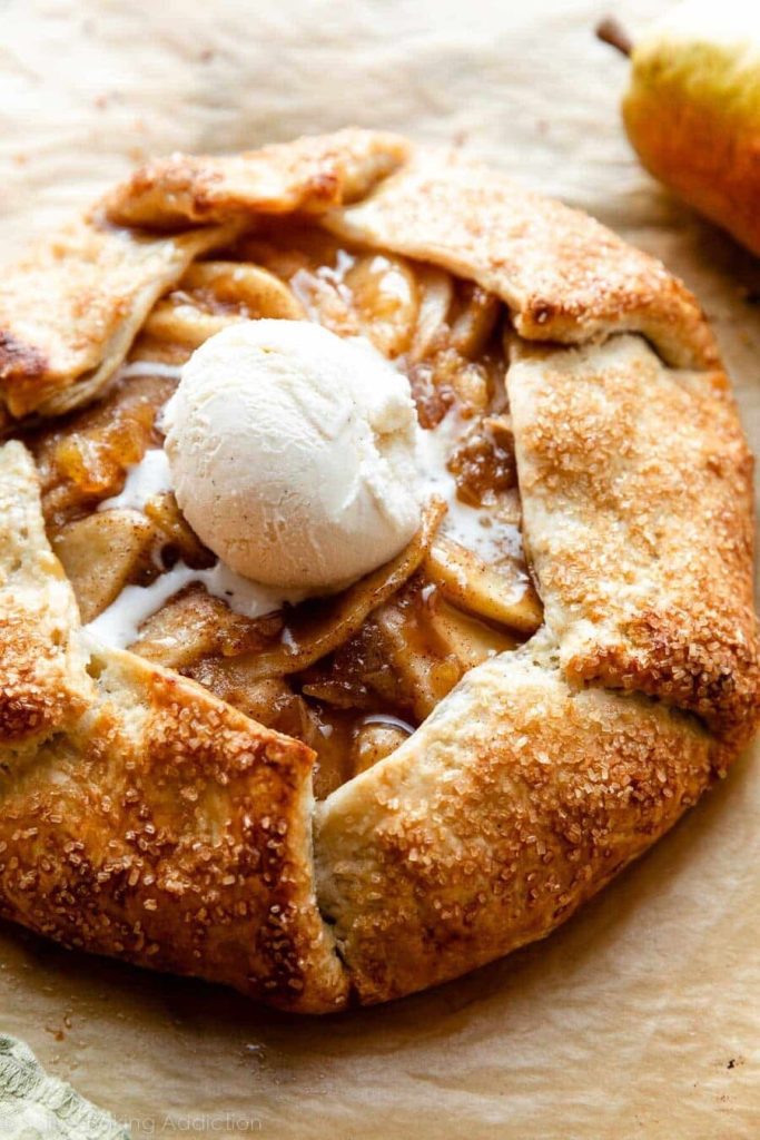 Spiced Pear Galette