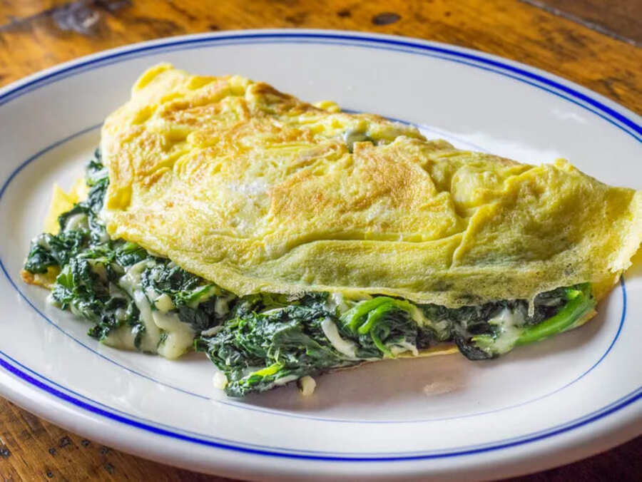 Spinach and Cheese Omelette