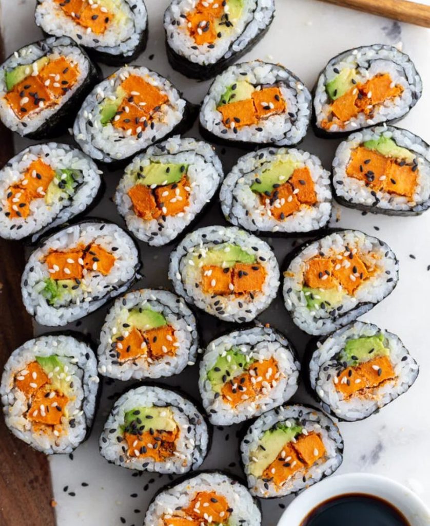 Sweet Potato Sushi Roll