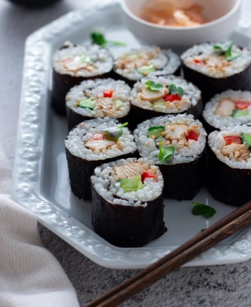 Teriyaki Chicken Sushi Roll