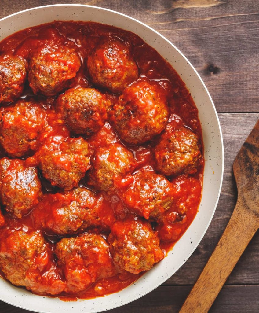 Turkey Meatballs with Tomato Sauce