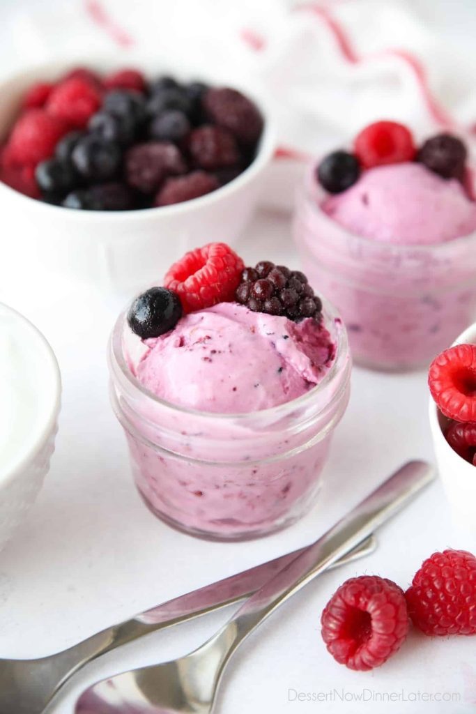 Yogurt and Fruit Ice Cream