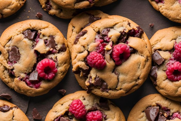 Raspberry Chocolate Chunk Cookies: A Berry Sweet Treat