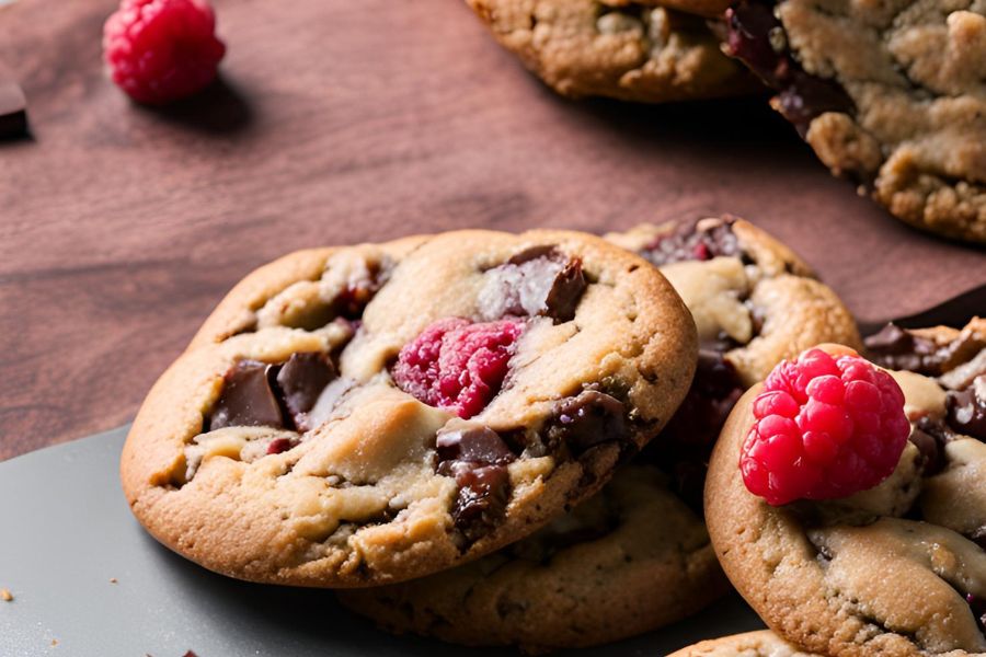 Raspberry Chocolate Chunk Cookie