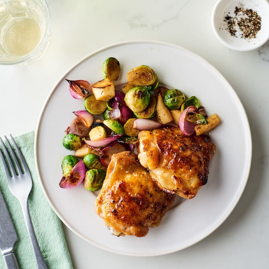 Apple Cider Glazed Chicken