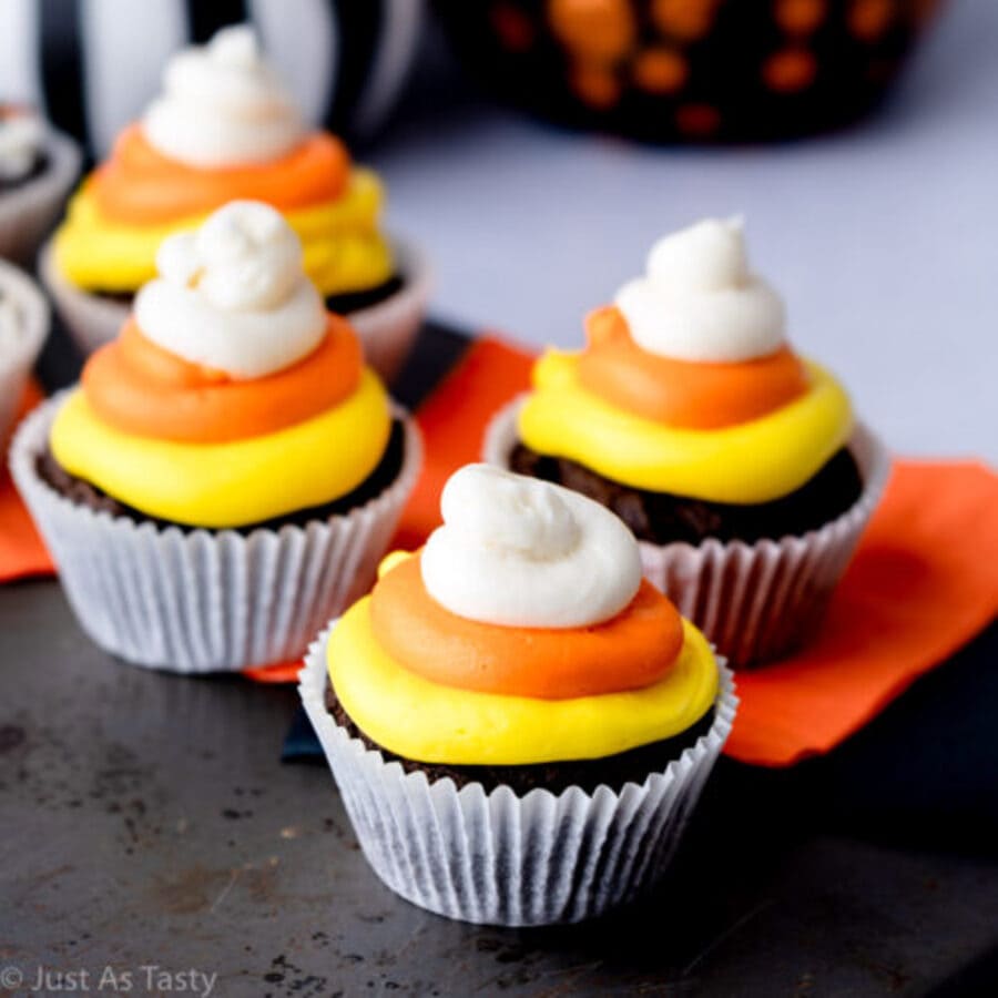 Candy Corn Cupcakes