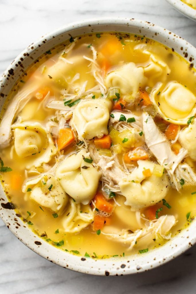 Chicken Tortellini Soup