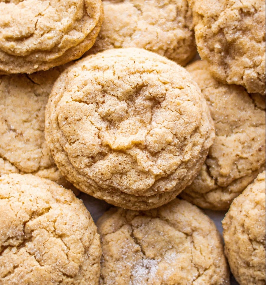 Eggnog Snickerdoodles