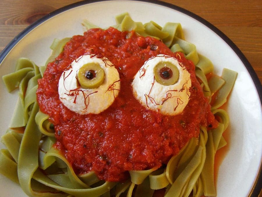 Eyeball Pasta