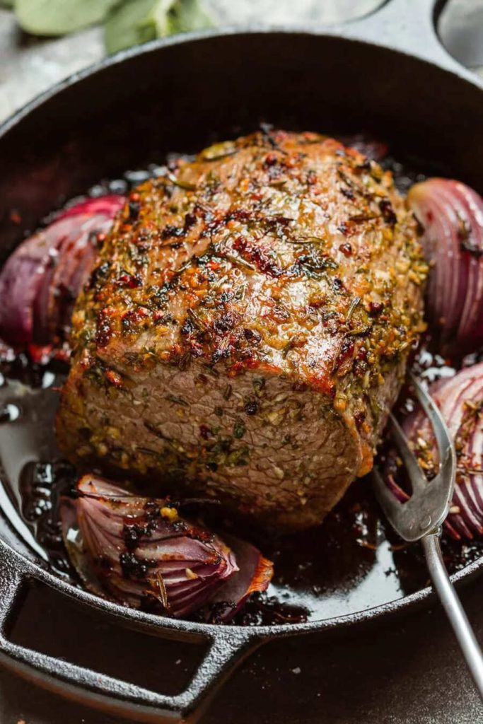 Garlic Butter Herb Roast Beef