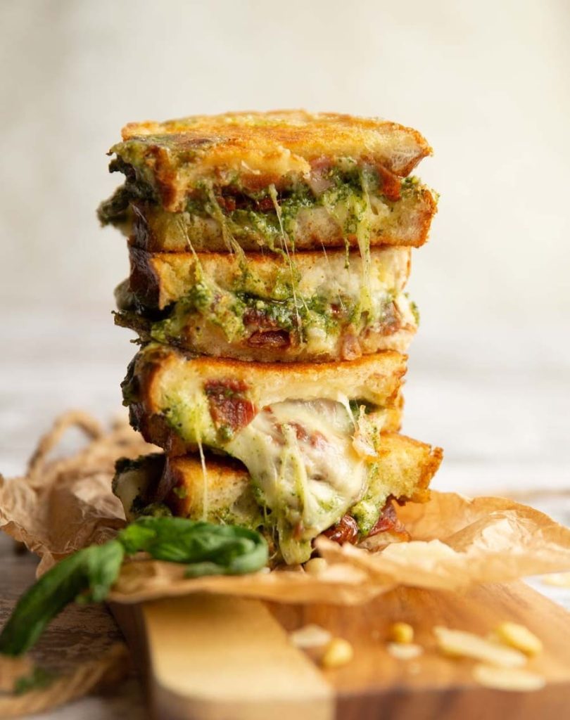 Grilled Cheese with Pesto