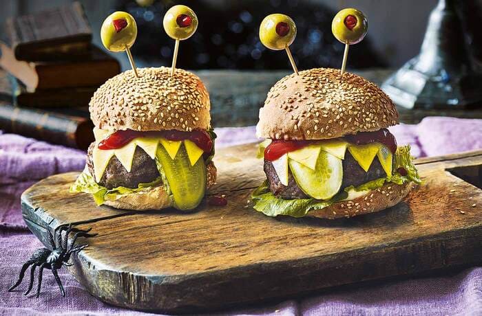 Halloween Cheeseburger