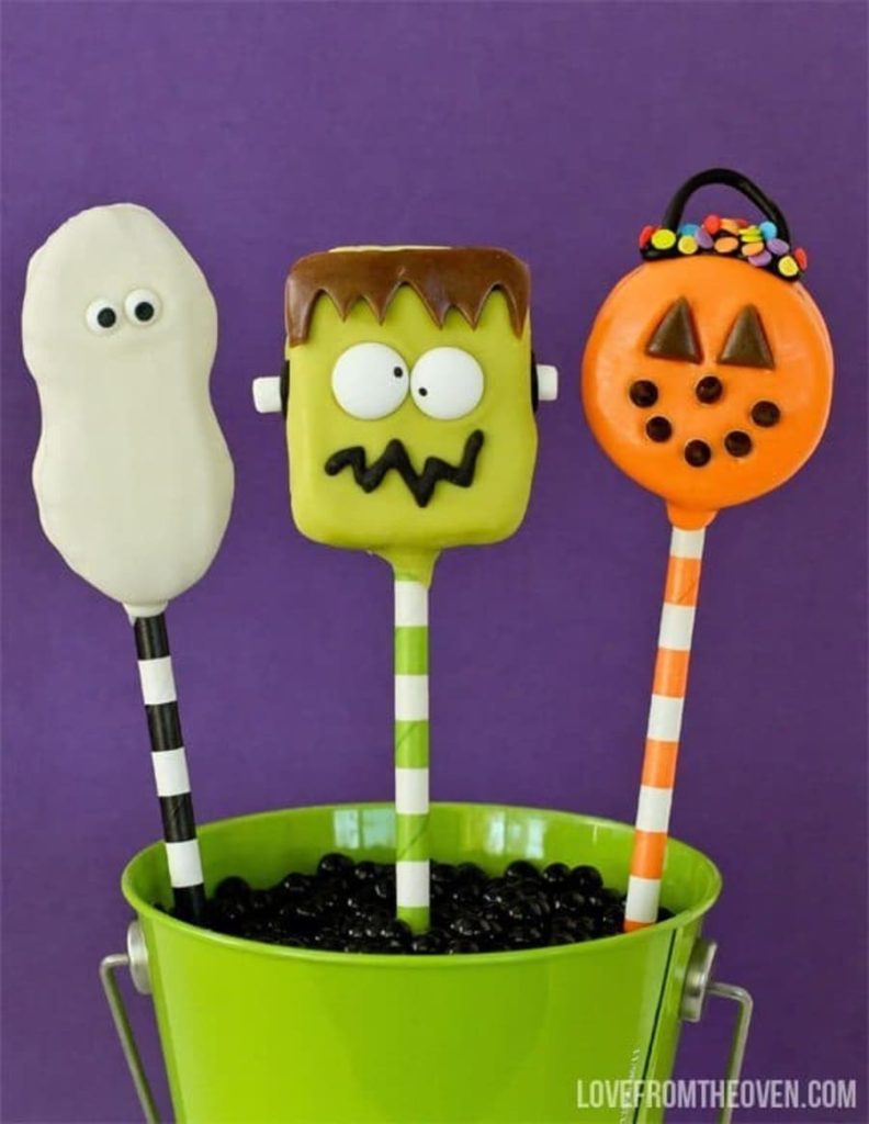 Halloween Chocolate Cookie Pops