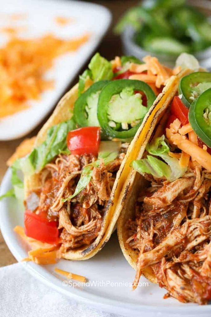 Instant Pot Chicken Tacos