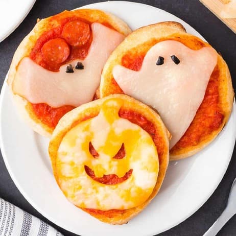 Mini Halloween Pizzas