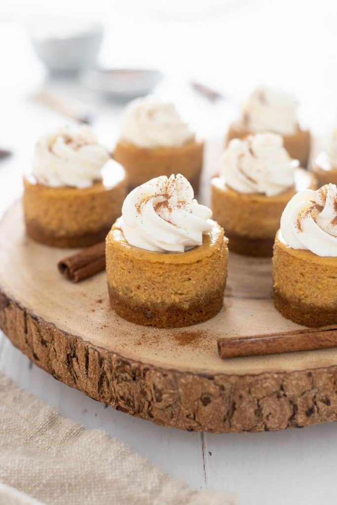 Mini Pumpkin Cheesecakes