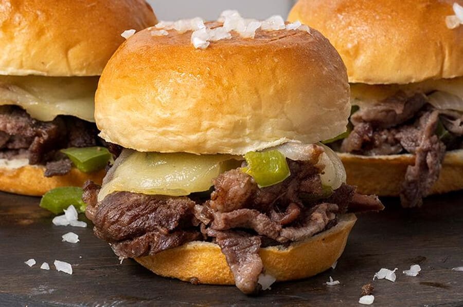 Philly Cheesesteak Sliders