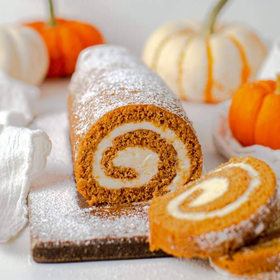 Pumpkin Cheesecake Roll