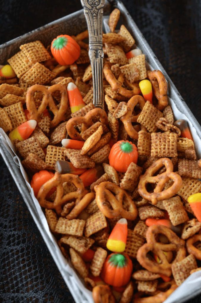  Pumpkin Chex Mix