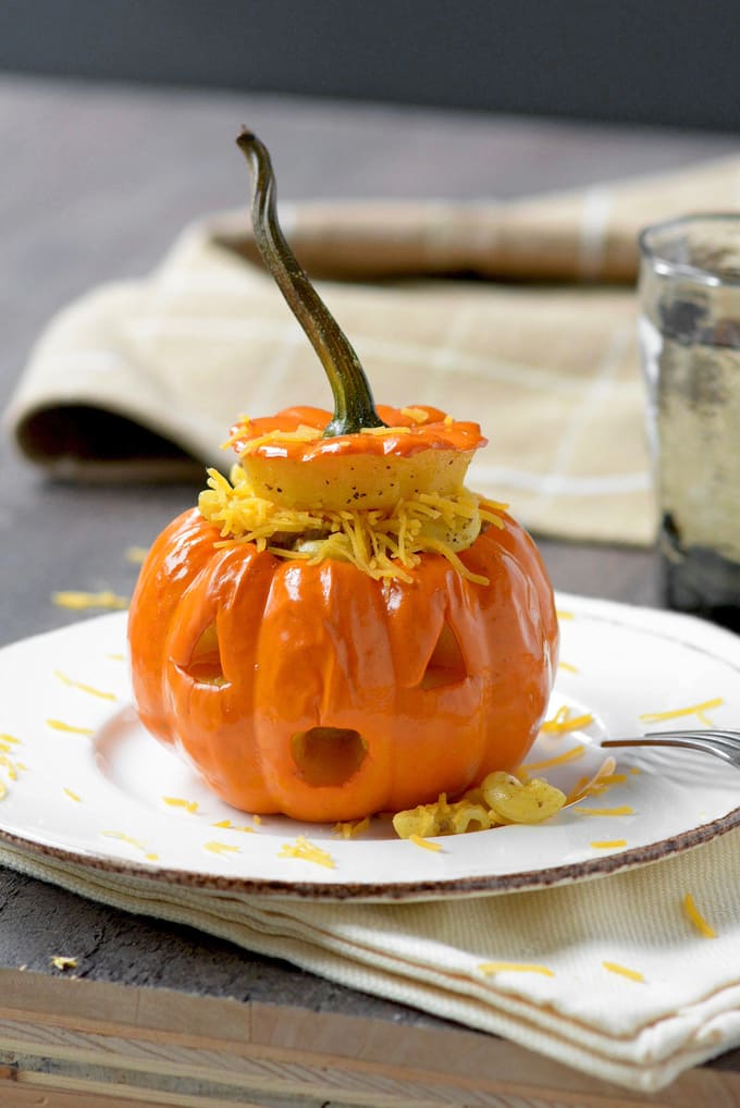 Pumpkin Jack and Cheese Bowls