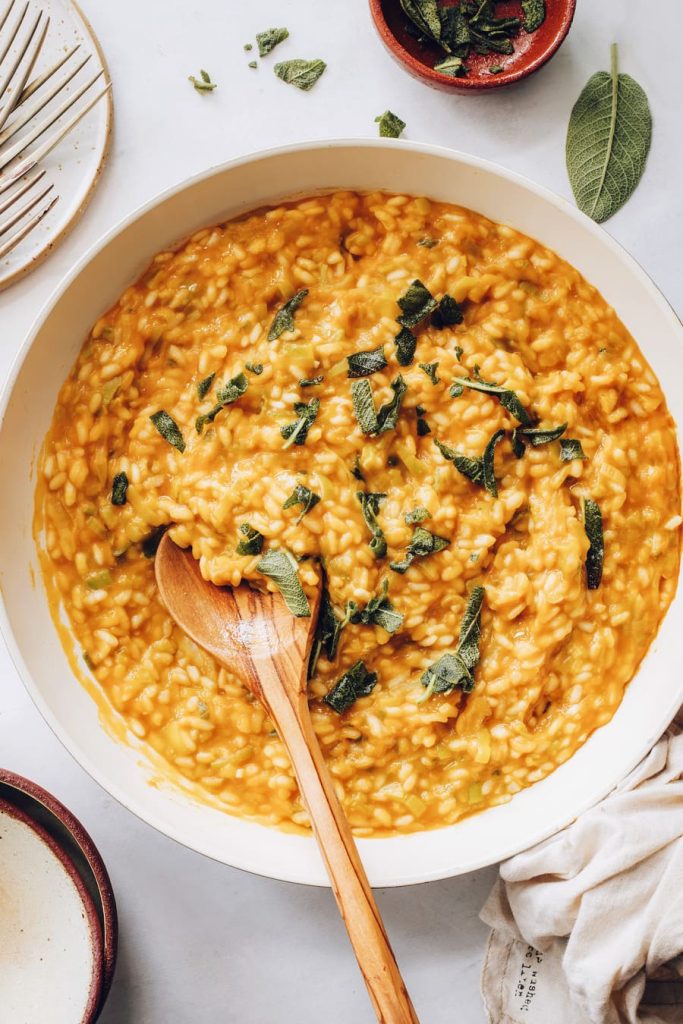 Pumpkin Sage Risotto