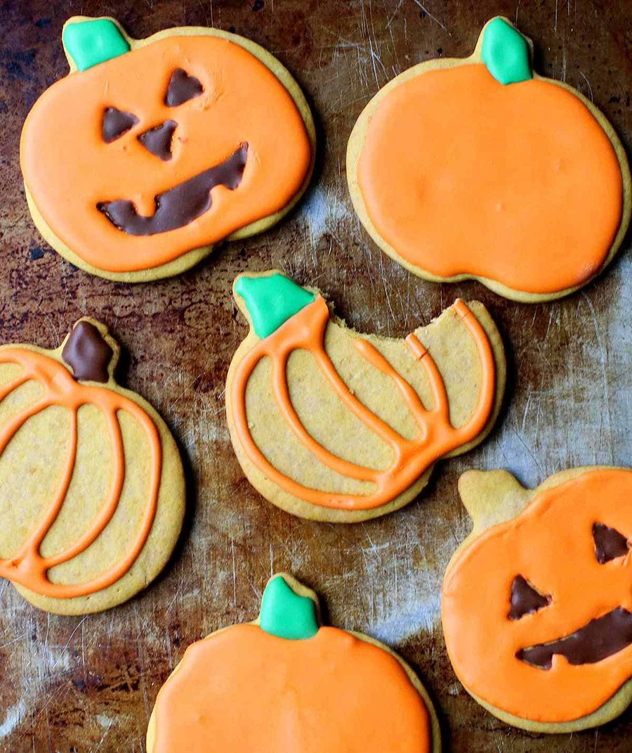 Pumpkin Sugar Cookies