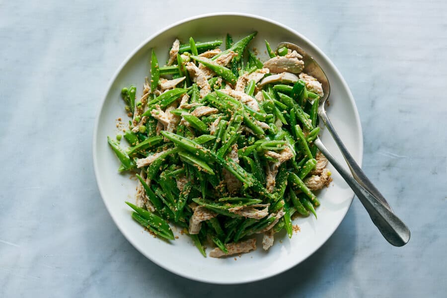  Snap Pea and Chicken Salad