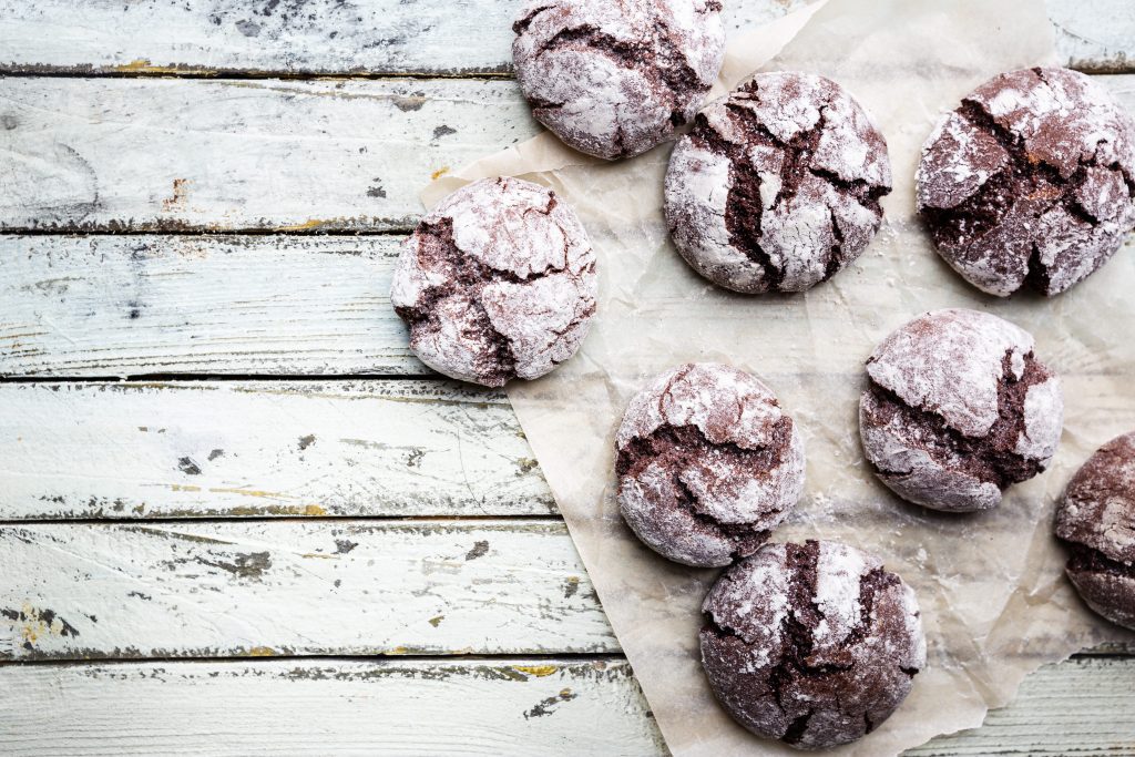 chocolate crinkle cookies