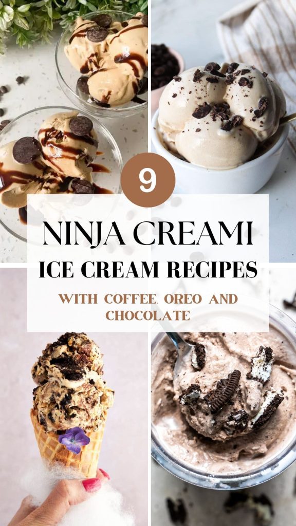 9 Ninja Creami Ice Cream Recipes with Coffee, Oreo and Chocolate