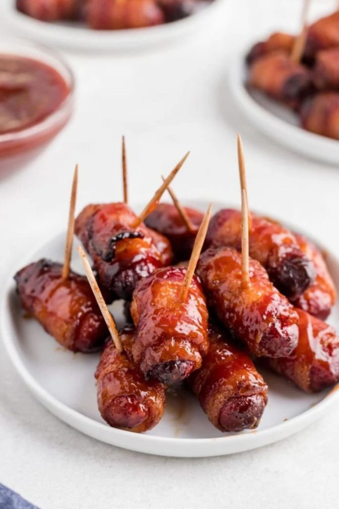 Air Fryer Sausage Bacon Bites