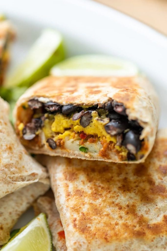 Beany Breakfast Burritos