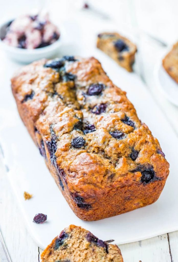 Blueberry Banana Bread with Yogurt