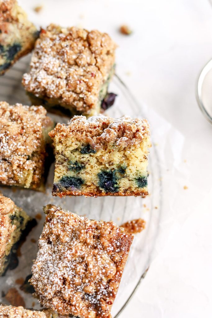 Blueberry Banana Coffee Cake