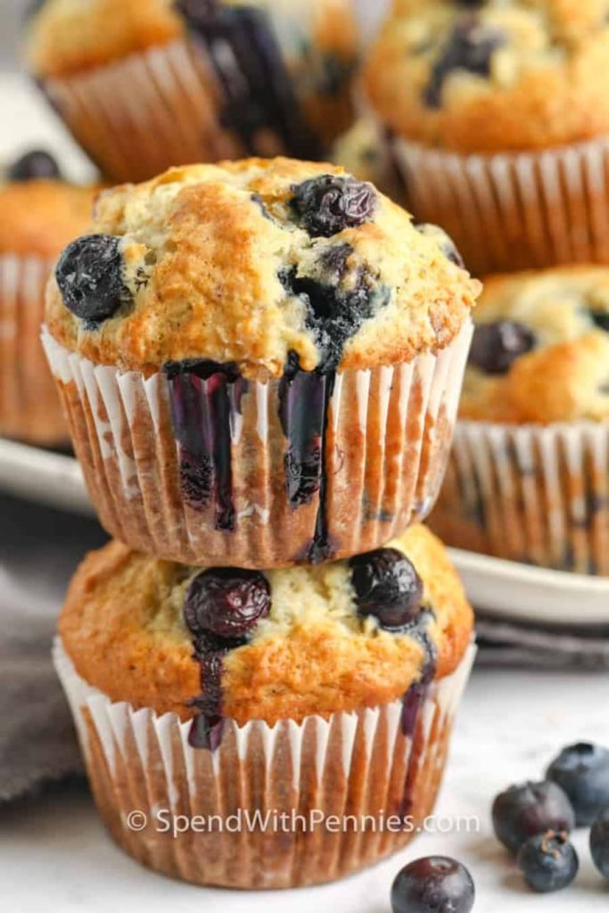 Blueberry Banana Muffins