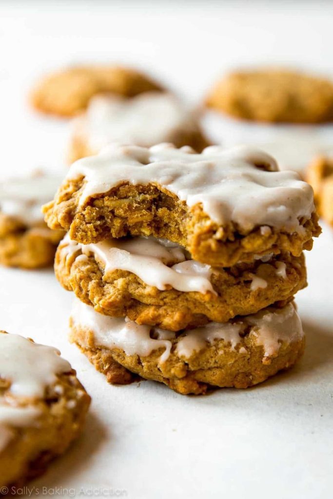 Brown Butter Pumpkin Oatmeal Cookies