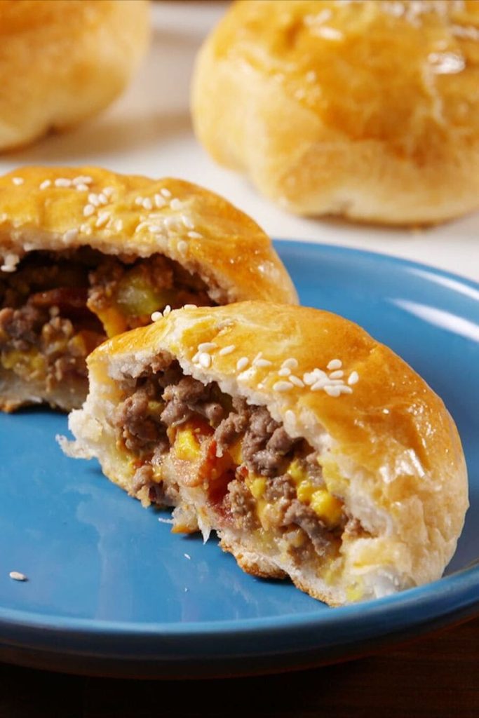 Cheeseburger Biscuit Bombs