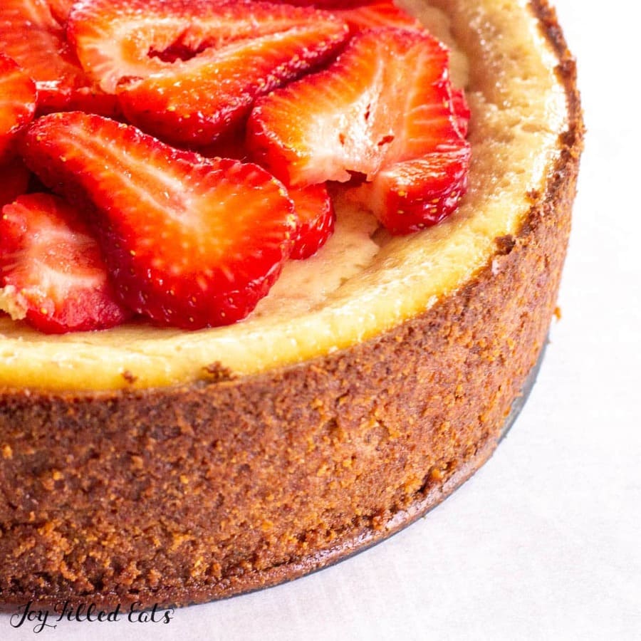 Cheesecake with Almond Flour Crust