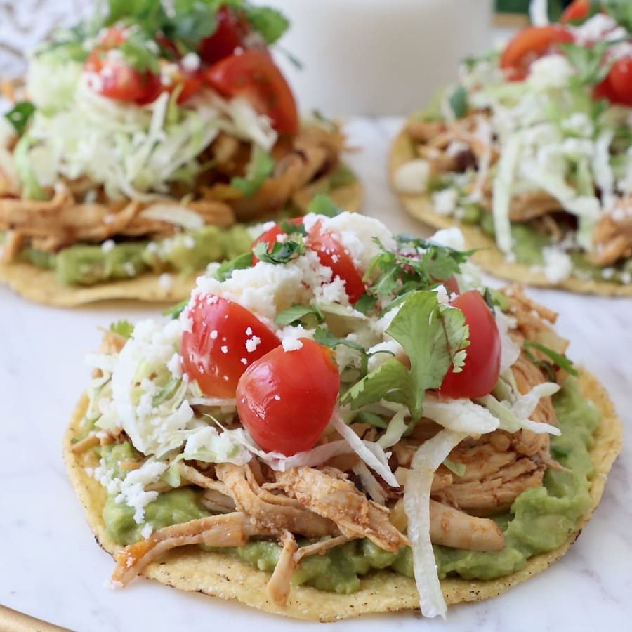 Chicken Tostadas