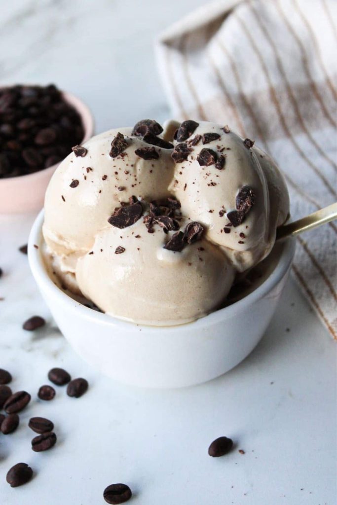 Coffee Ice Cream with Minimal Calories