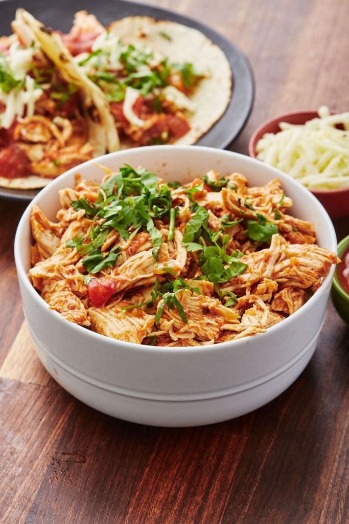 Crockpot Salsa Chicken