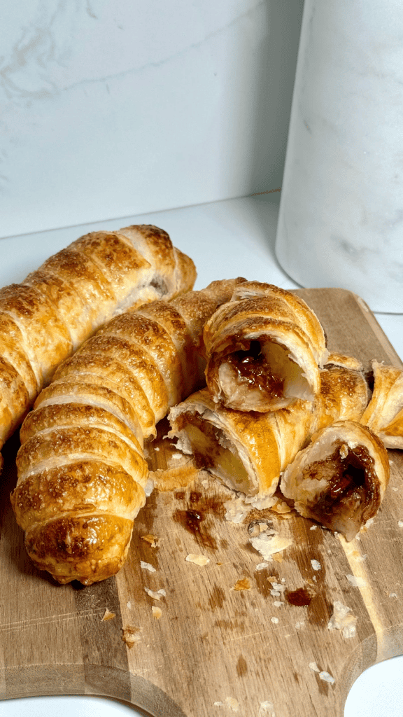 Golden Bliss Banana Rolls