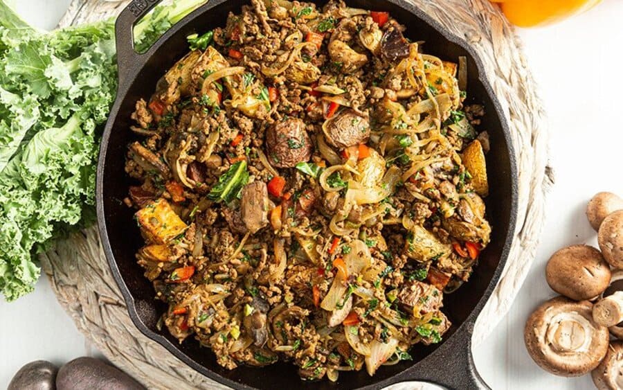 Ground Beef and Potato Hash