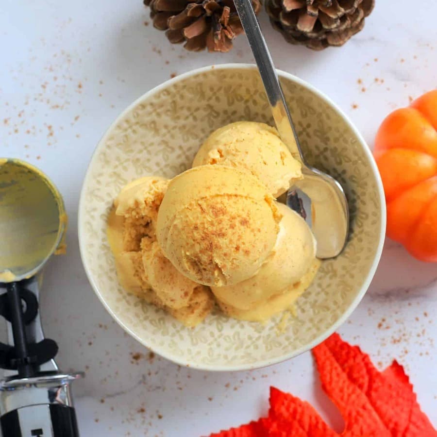 Keto Pumpkin Ice Cream